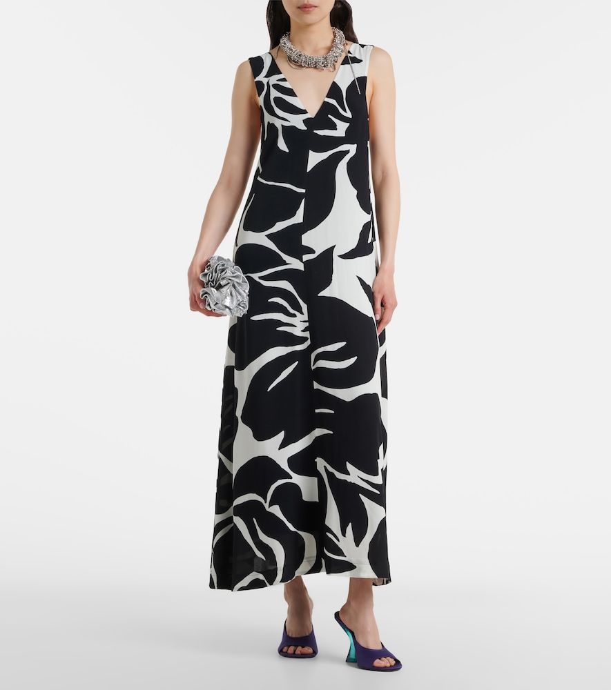 Printed maxi dress