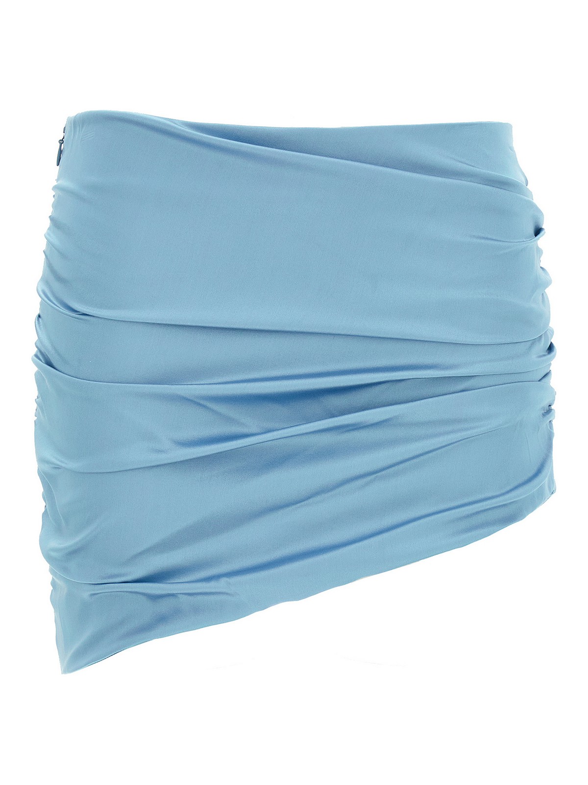 Mini satin skirt