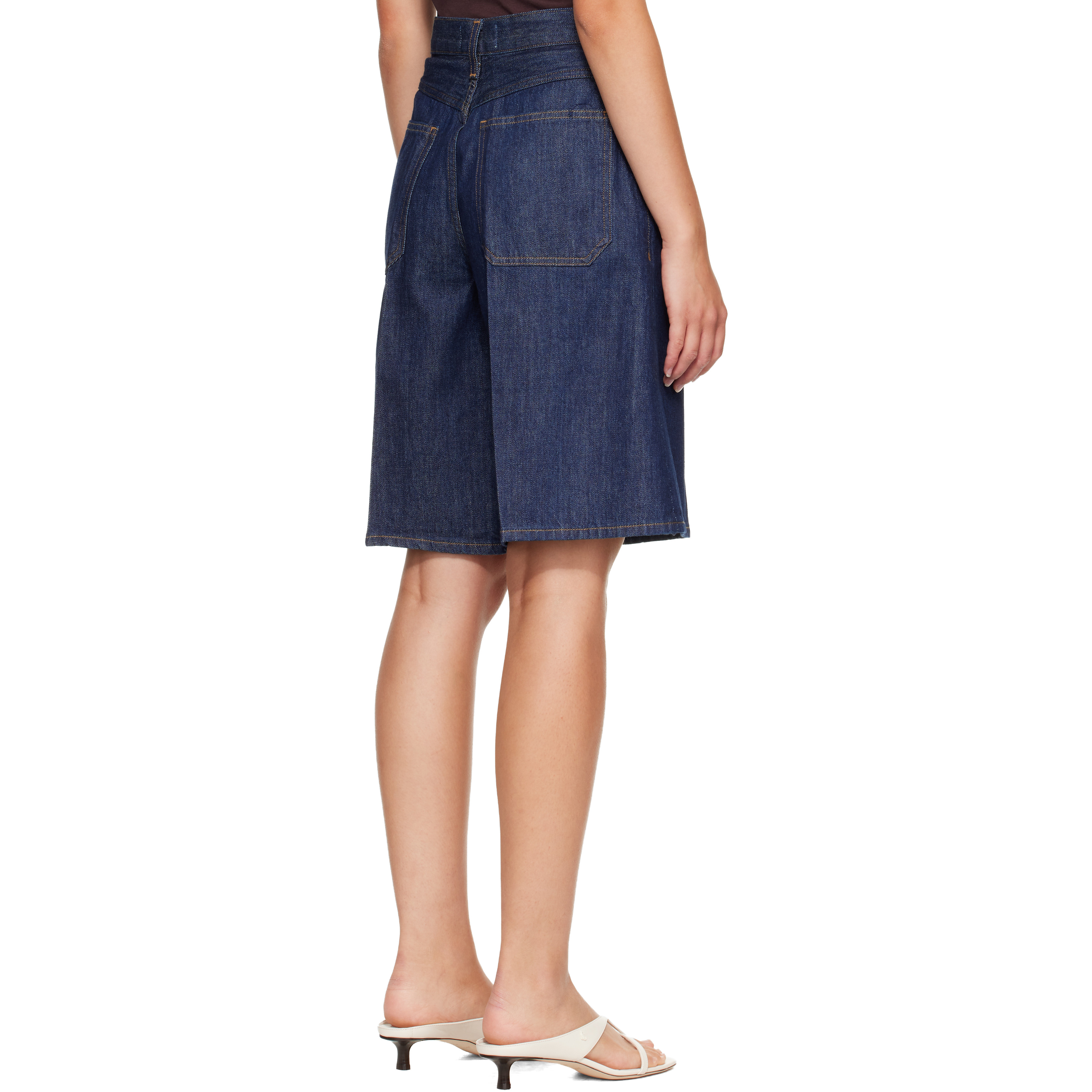 Navy Nolan Denim Shorts