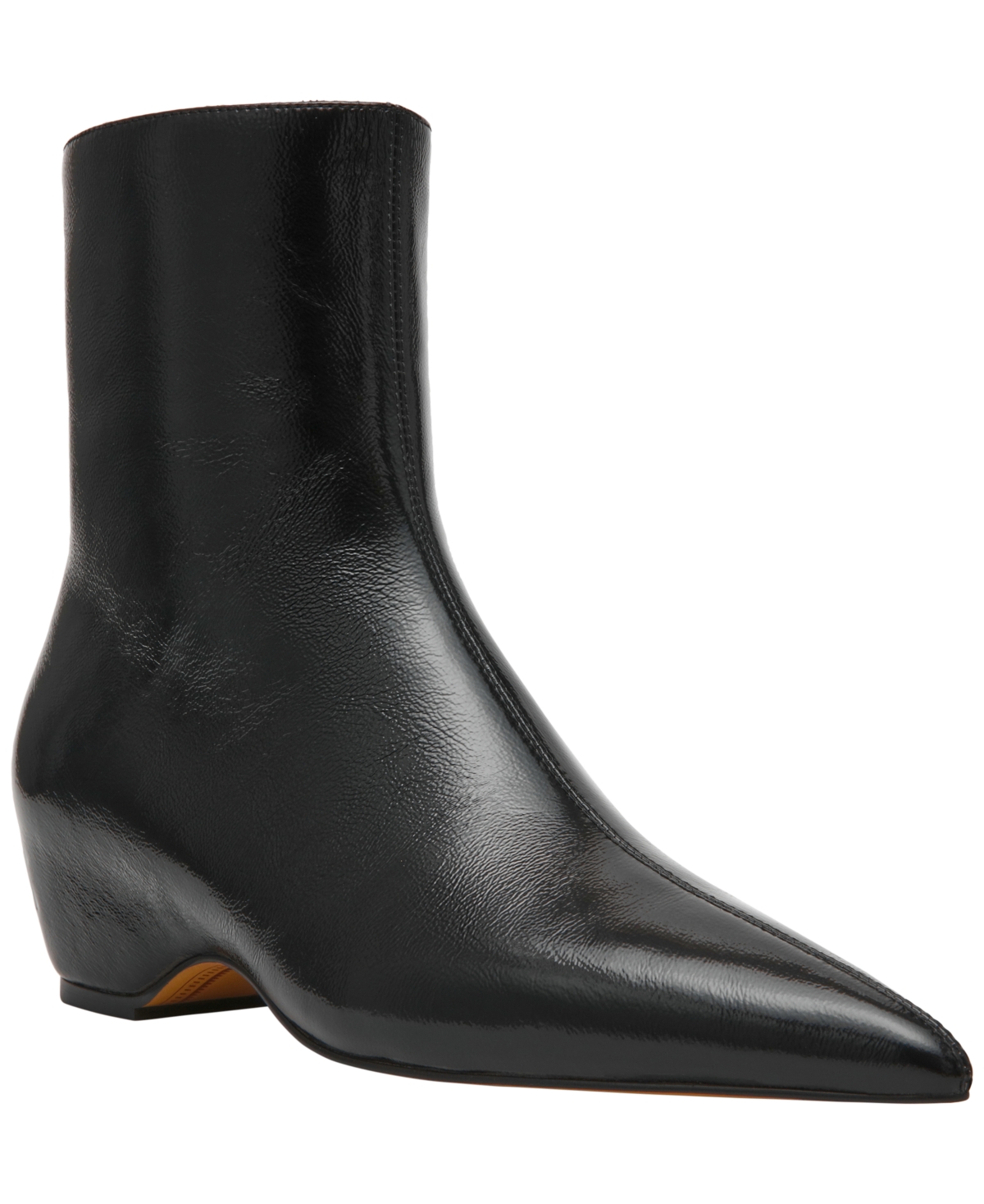 Women's Karlson Sculpted Wedge Booties - Black Shiny