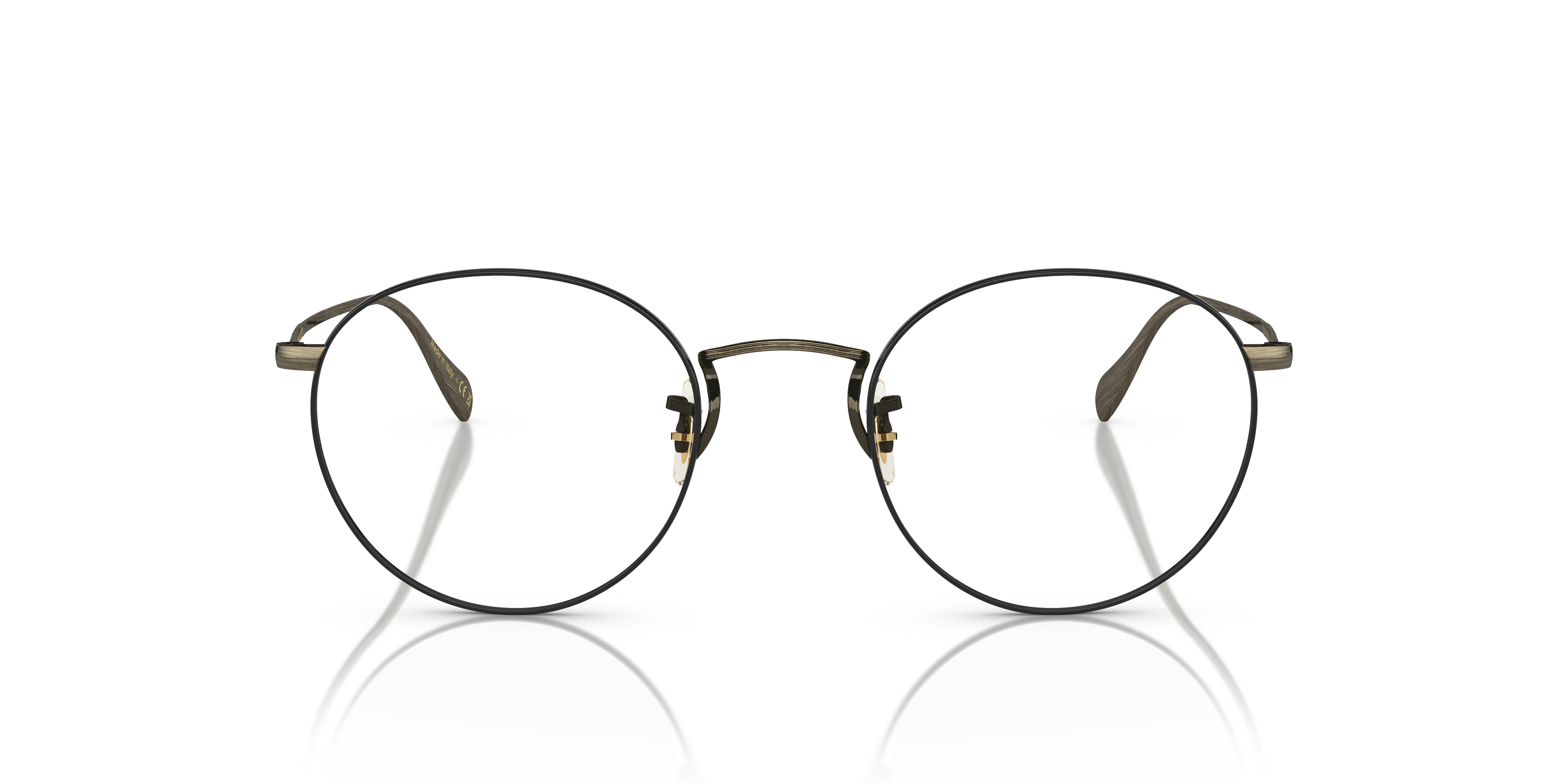 Oliver Peoples Herren Oliver Peoples OV1186 COLERIDGE 5296 Optische Fassungen Metall Schwarz Transparent Pantos Norma