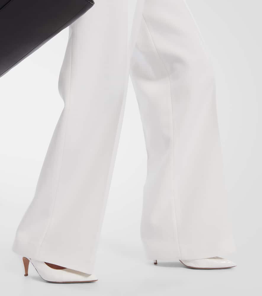 Bacall mid-rise wide-leg pants