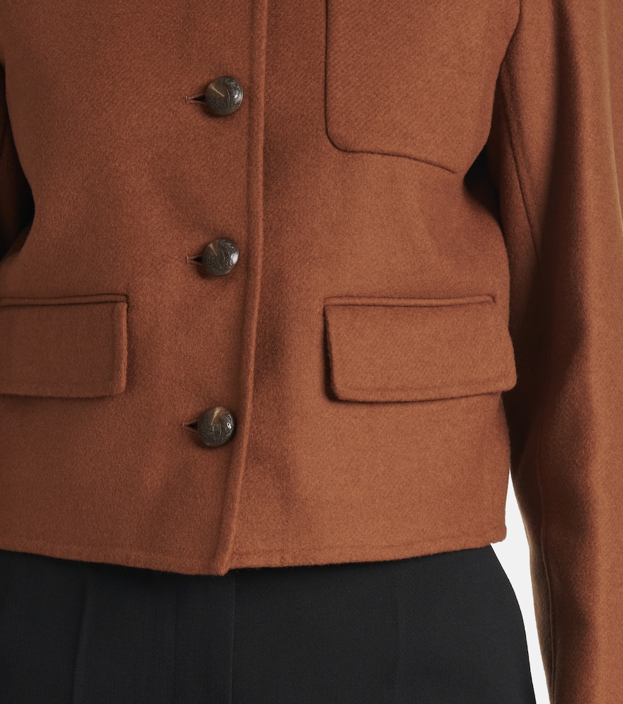 Lyssa wool-blend jacket