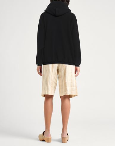 Tanaka Woman Sweatshirt Black Size L Polyester, Cotton, Elastane