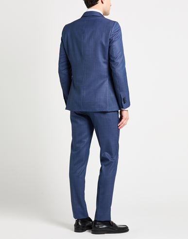 Man Suit Midnight blue Size 36 Wool, Polyester, Elastane