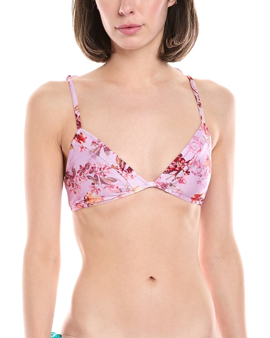 Floral Haze String Bikini Top