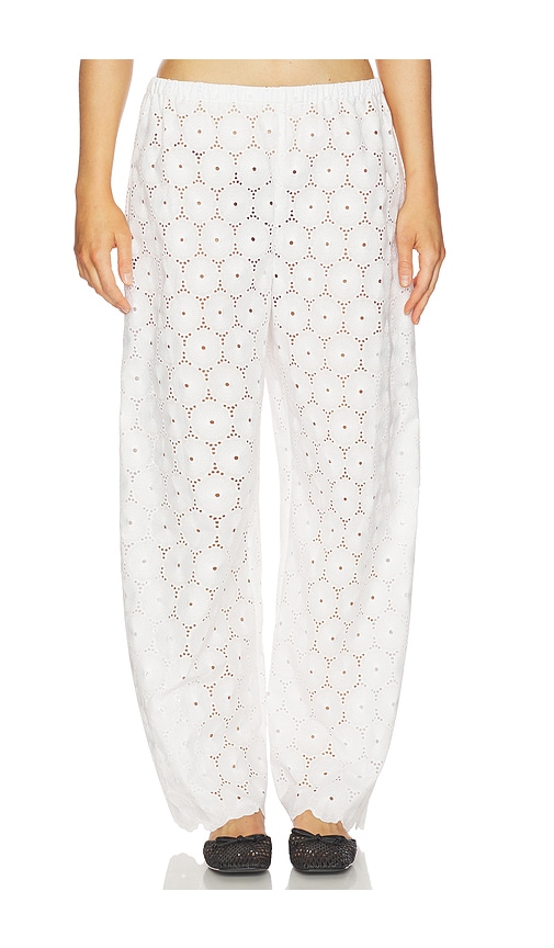 FAITHFULL THE BRAND Pamina Pant in White. - M also in