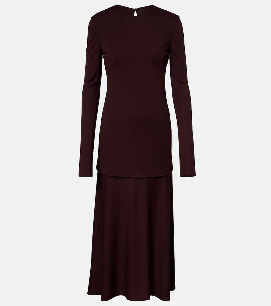 Jersey maxi dress