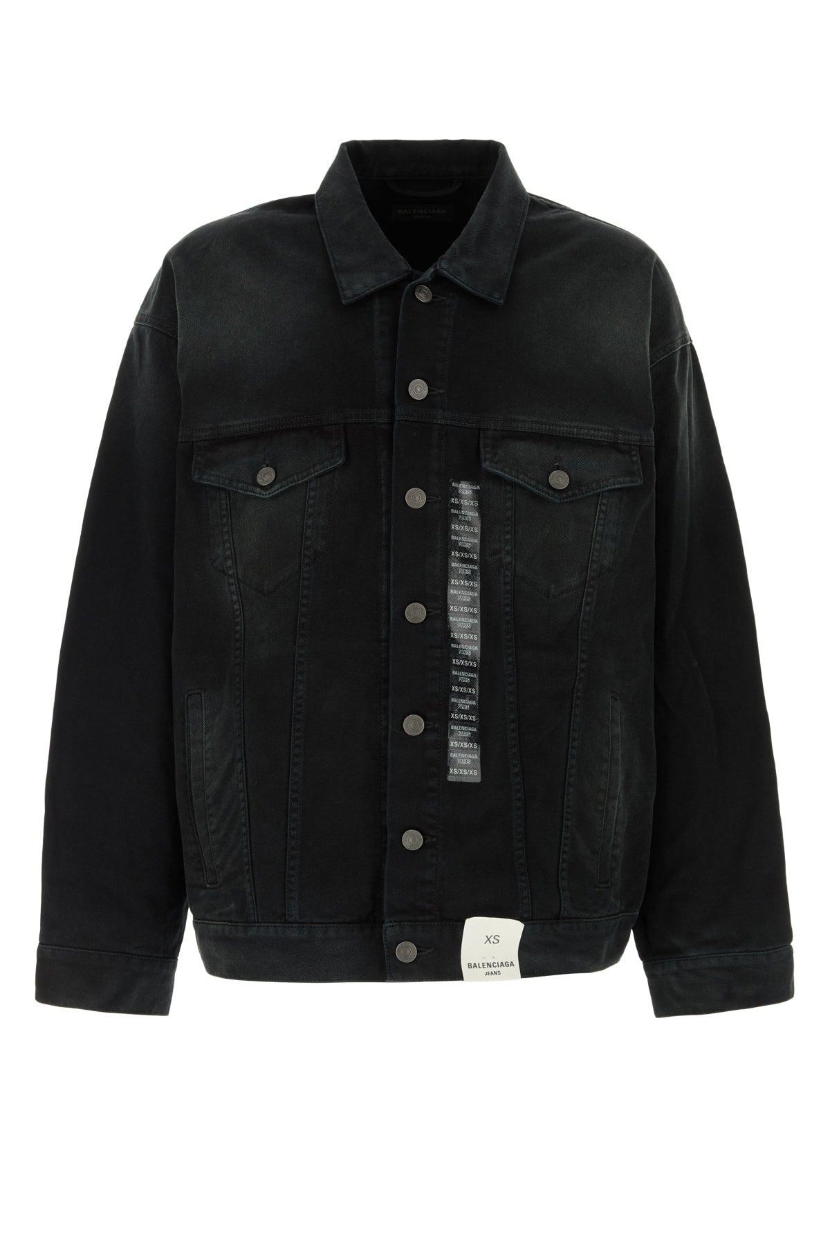 100% Cotton Denim Jacket — Black