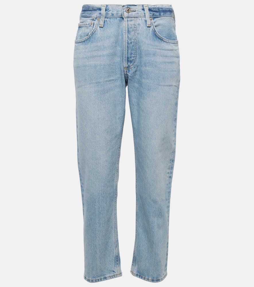 Isla low-rise straight jeans