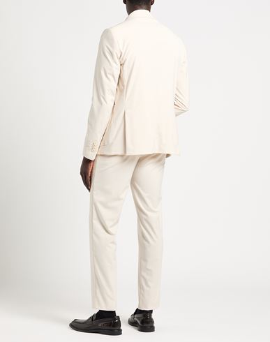 Man Suit Cream Size 36 Polyester, Viscose, Elastane