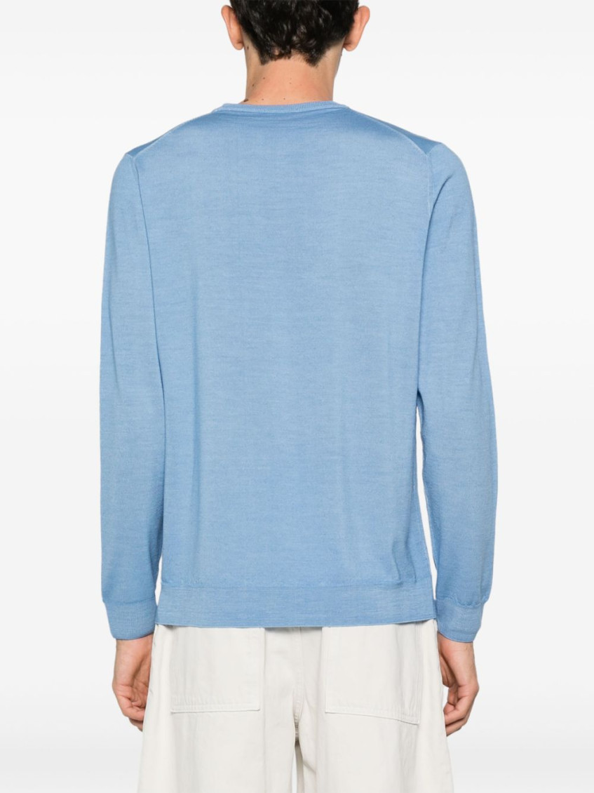 - Wool Sweater With Full Neck