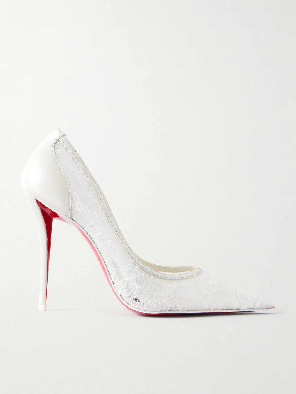 Miss Z Mesh 100mm Lace Stiletto Heel Pumps