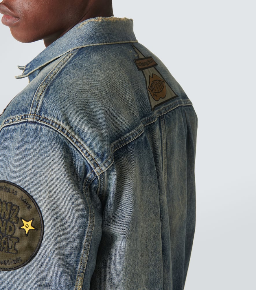 X Mark Gonzales denim jacket