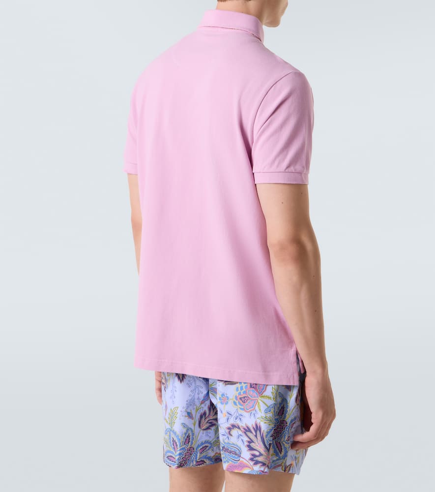 Cotton piqué polo shirt