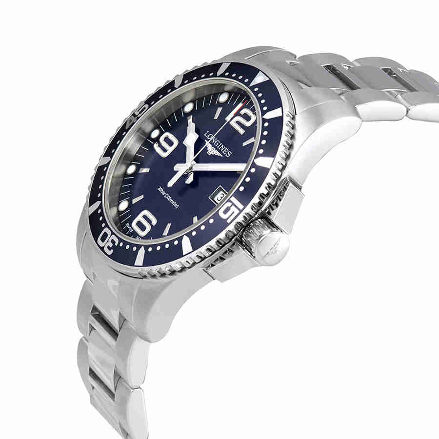 HydroConquest Blue Dial Stainless Steel Mens 44mm Watch L38404966