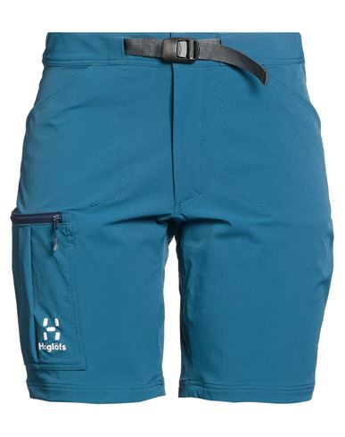 Haglöfs Woman Shorts & Bermuda Shorts Deep teal Size 10 Recycled polyamide, Polyamide, Elastane