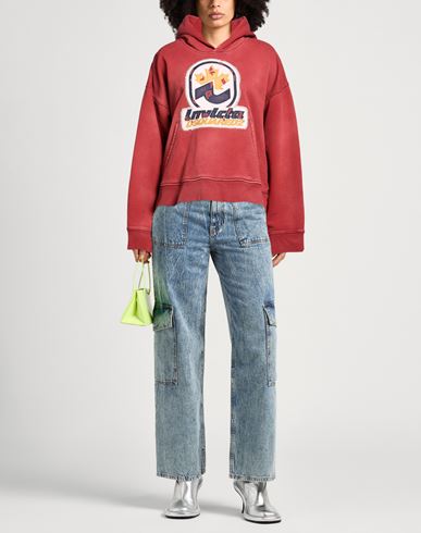 Woman Sweatshirt Brick Size XS Cotton