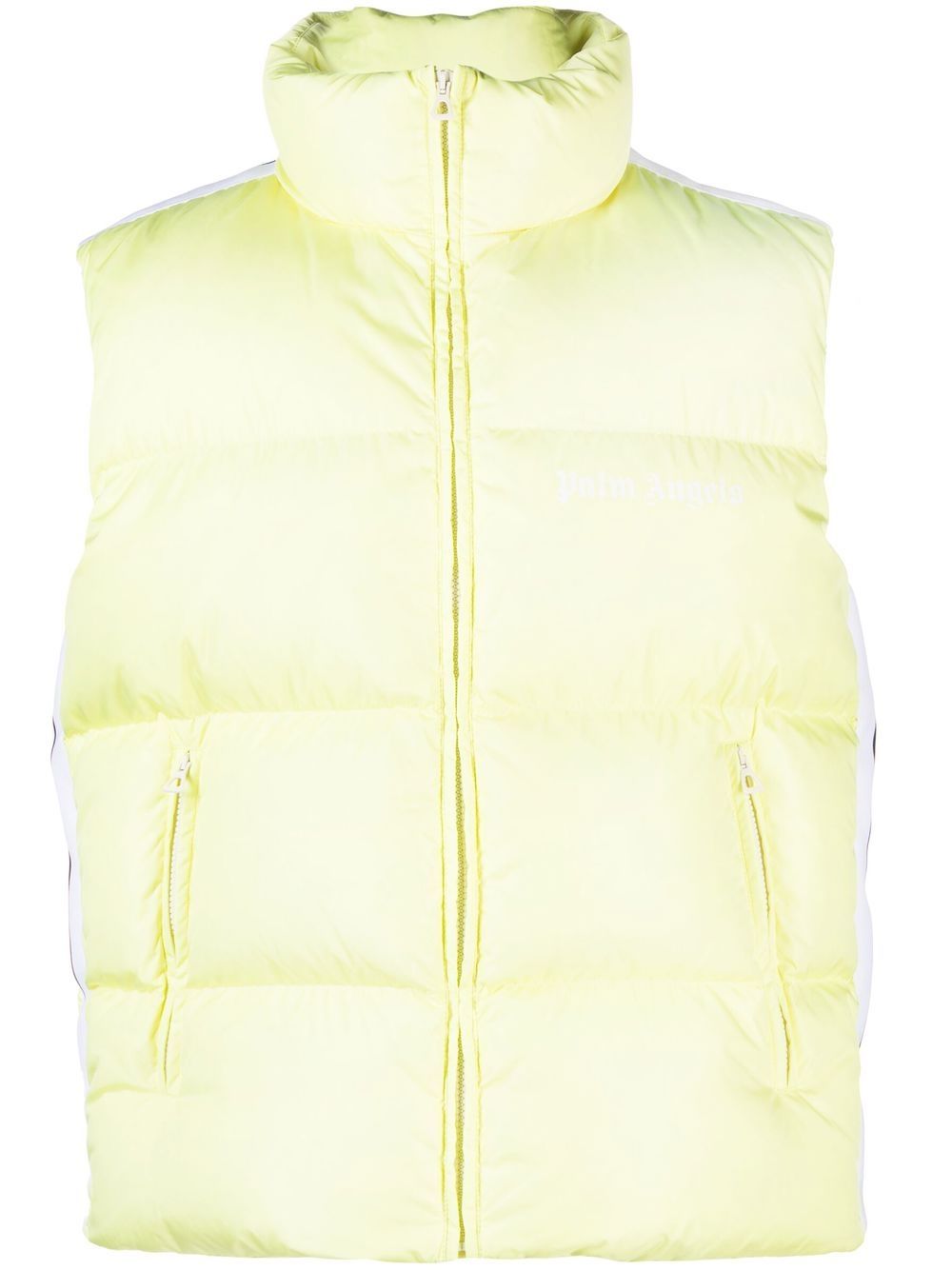 Zip-fastening padded jacket - Yellow