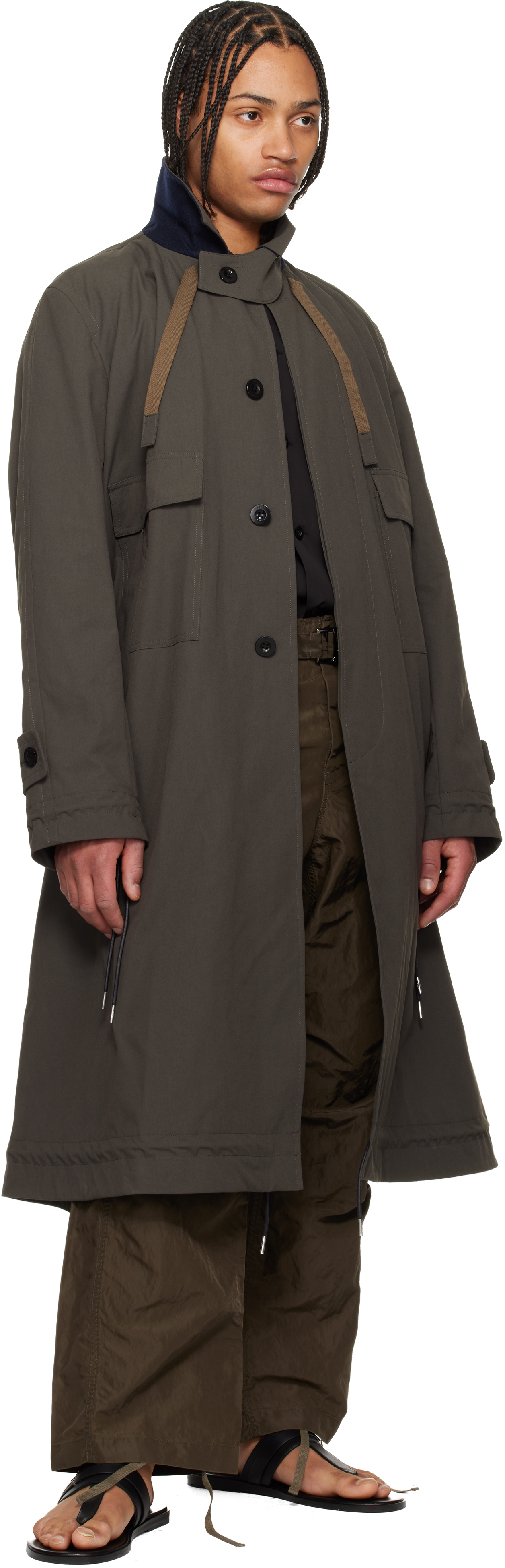 Khaki Weathercloth Coat