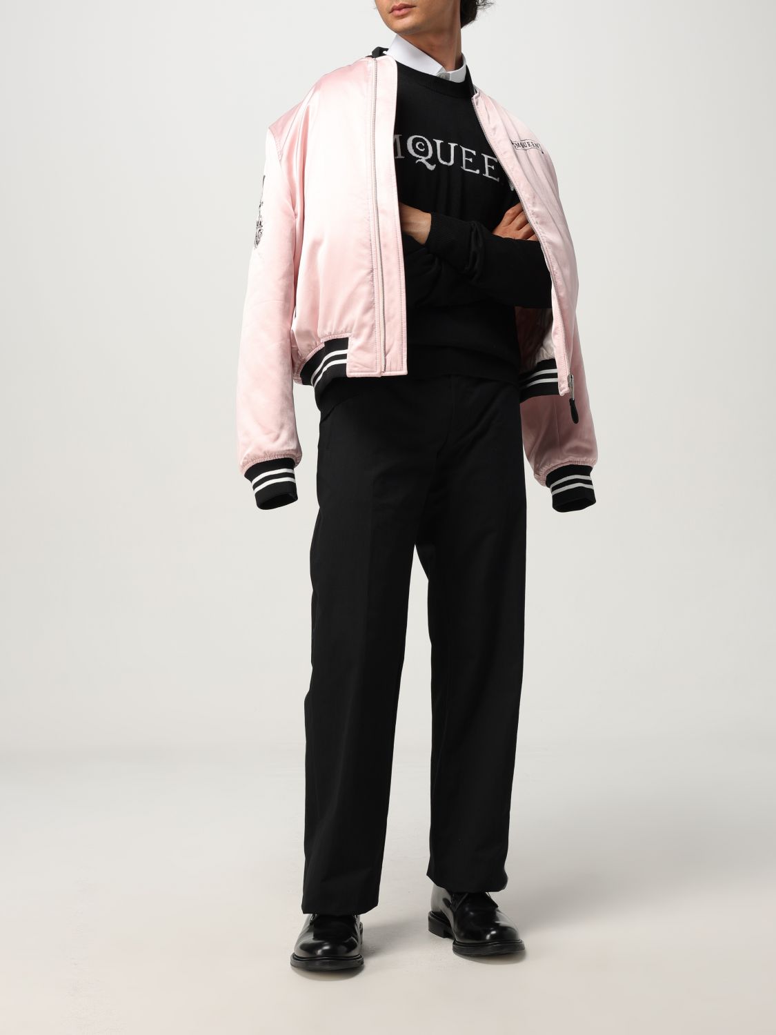 Pants Men color Black