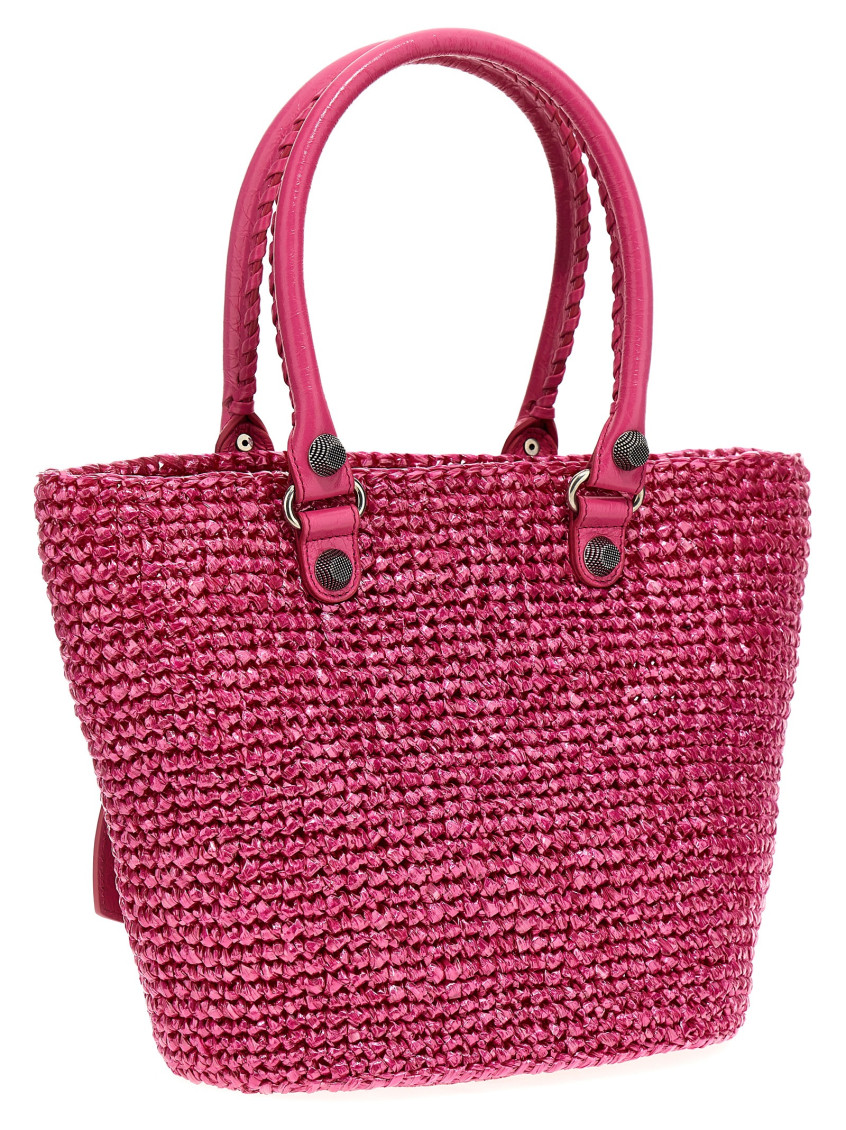 -Le Cagole Panier Tote Rosa-Donna
