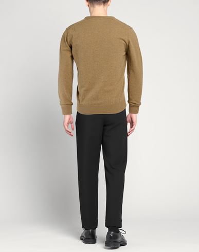 Man Sweater Khaki Size M Wool, Polyamide