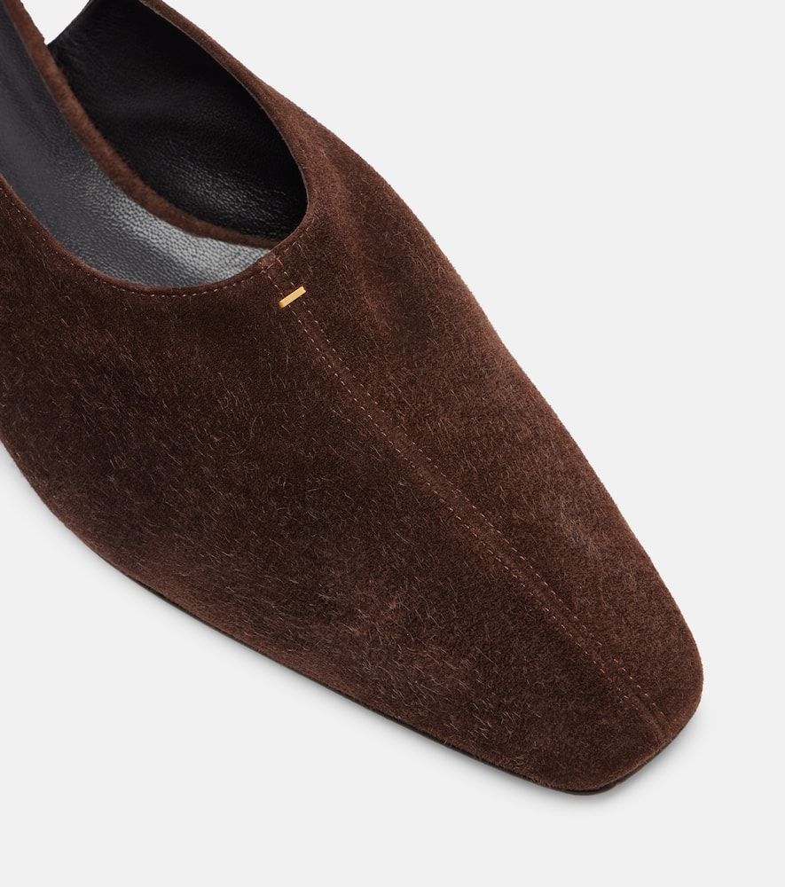 Celia suede slingback flats