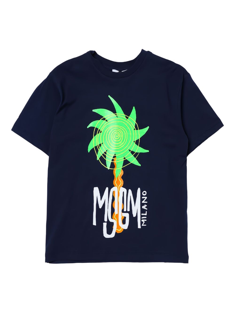 Graphic-print cotton T-shirt - Grey