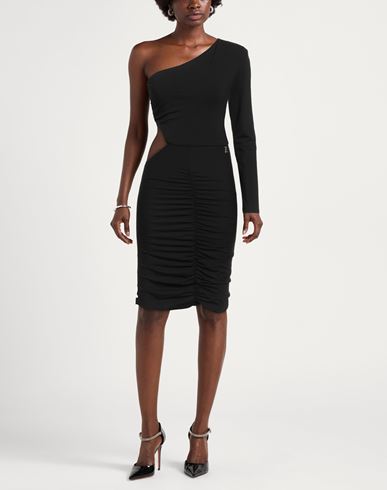 Woman Mini dress Black Size 0 Viscose, Elastane