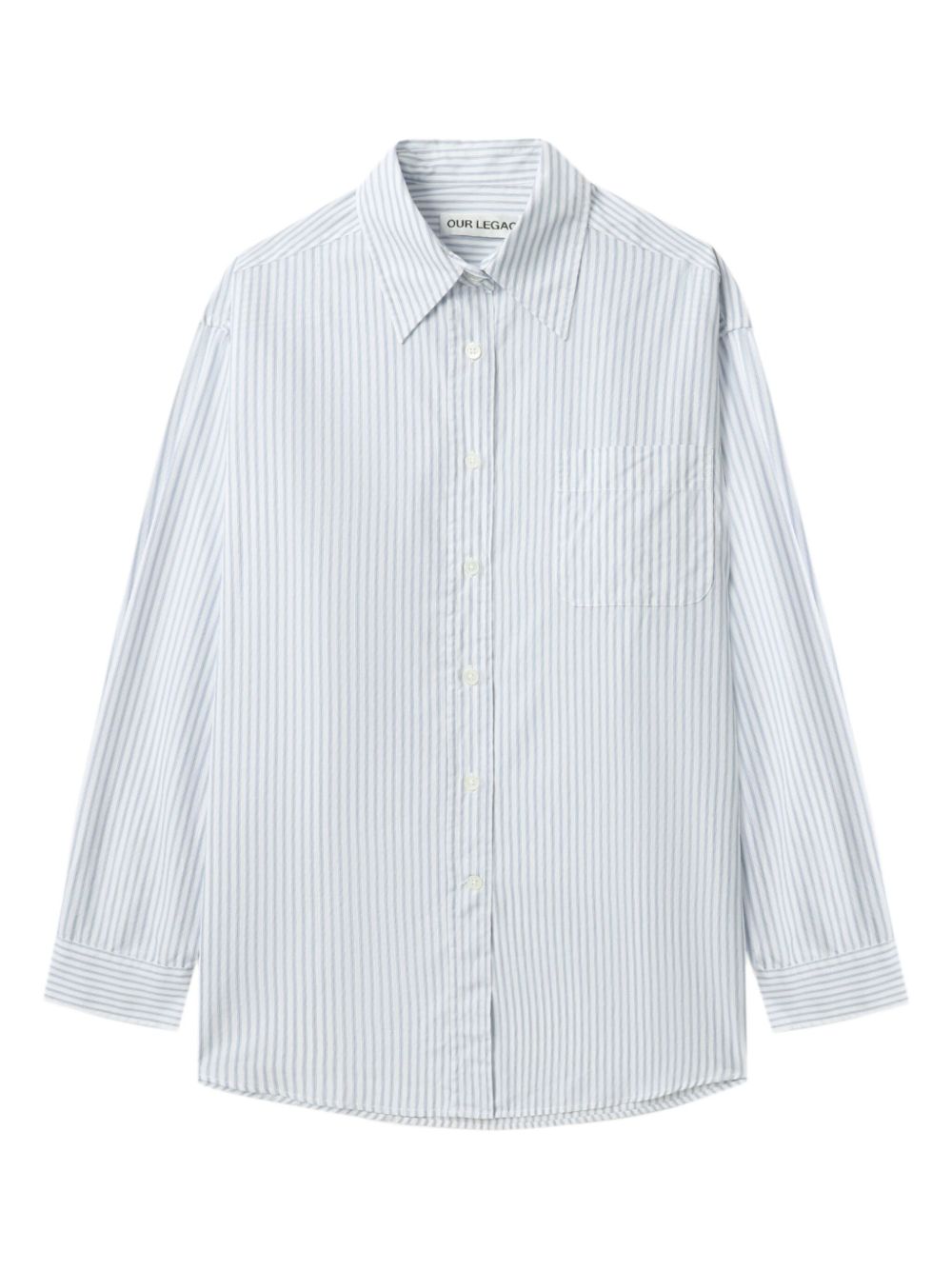 OUR LEGACY striped shirt - Blue