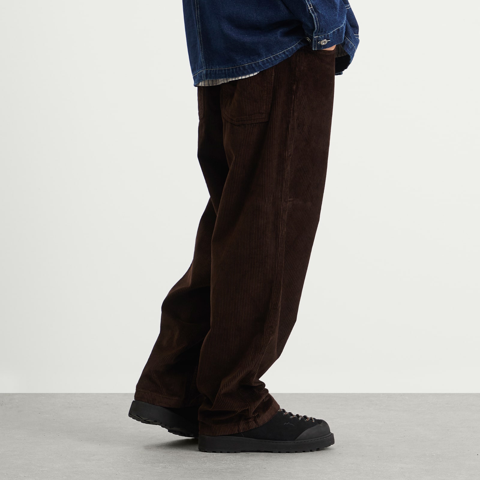 Men's Big Boy Cord Pants Chocolate