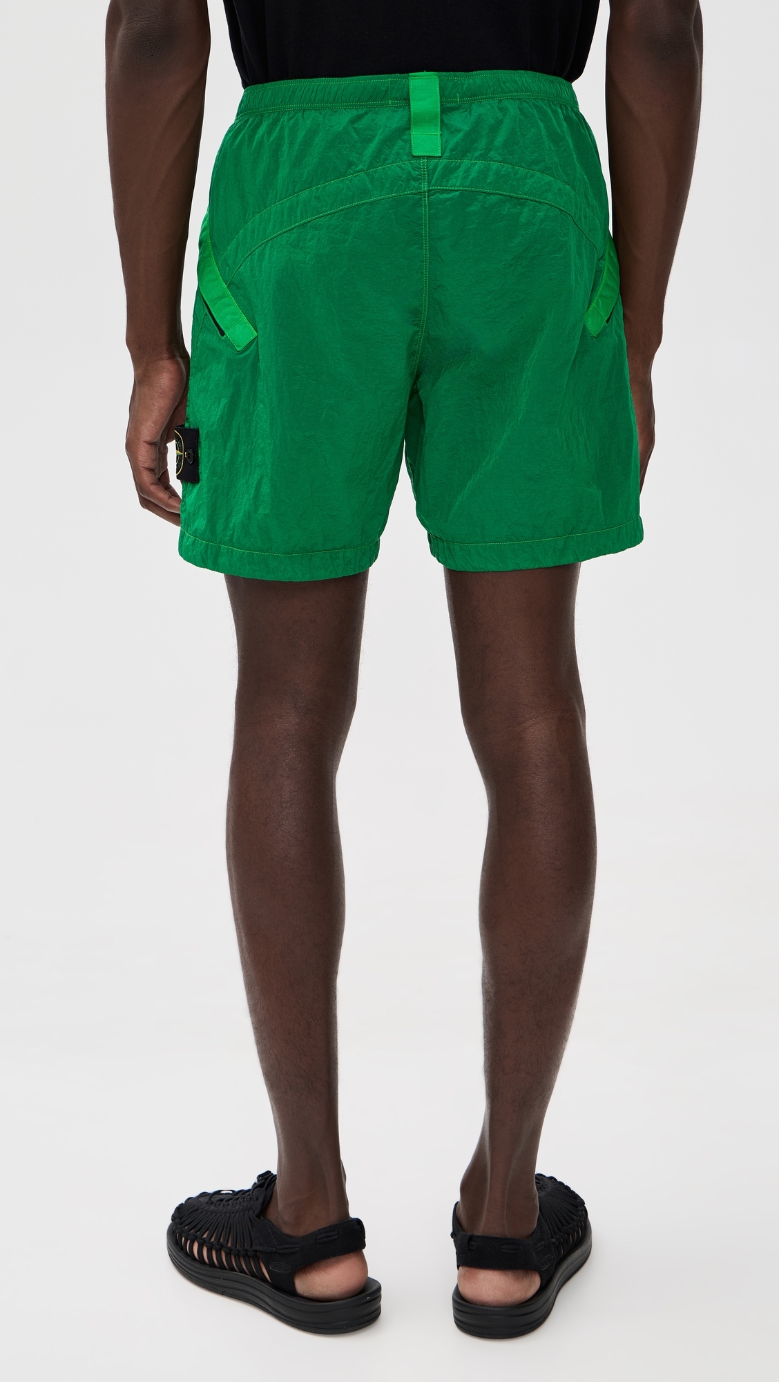 Nylon Metal Shorts Malachite