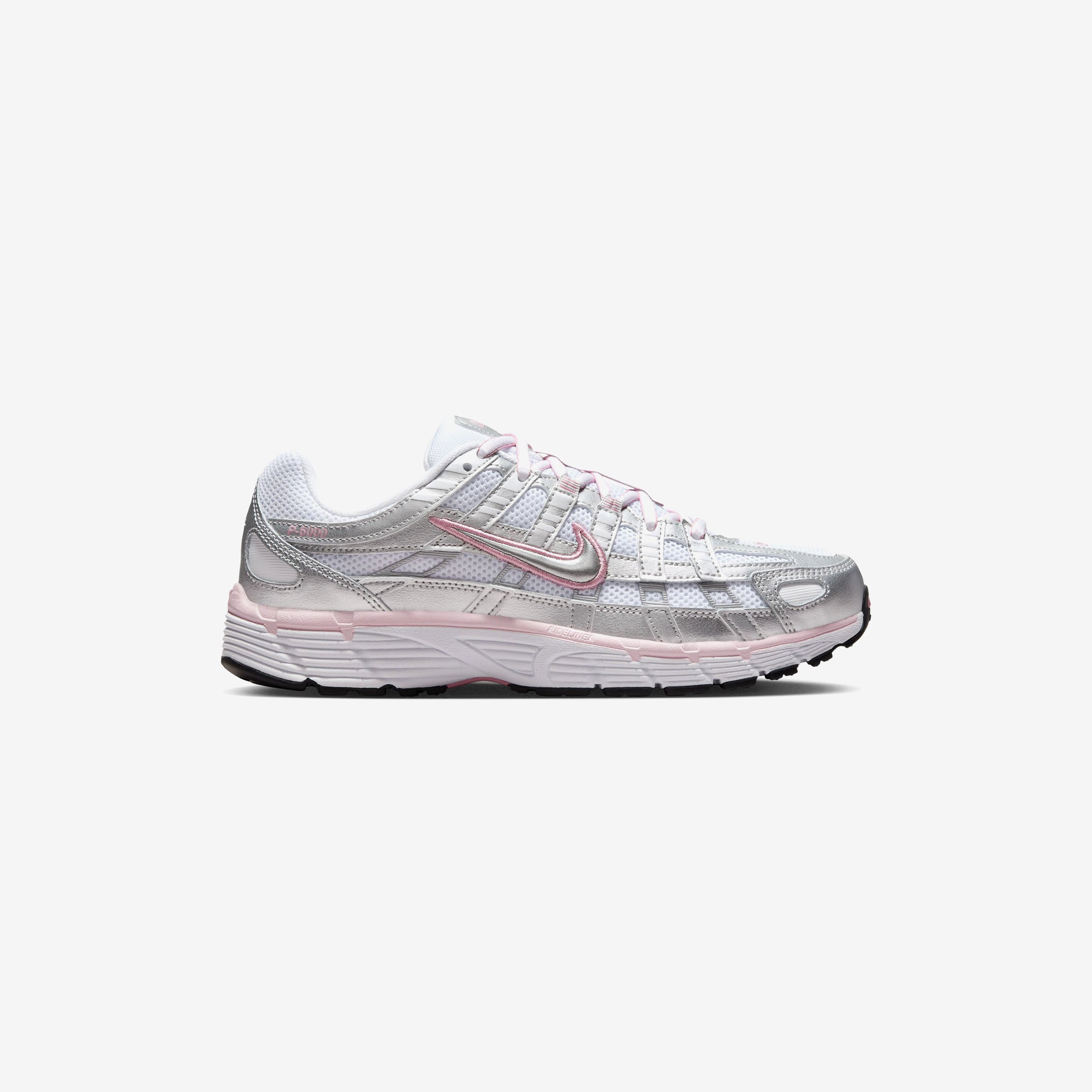Nike Women's P-6000 - WHITE/METALLIC SILVER-ELEMENTAL PINK - unisex