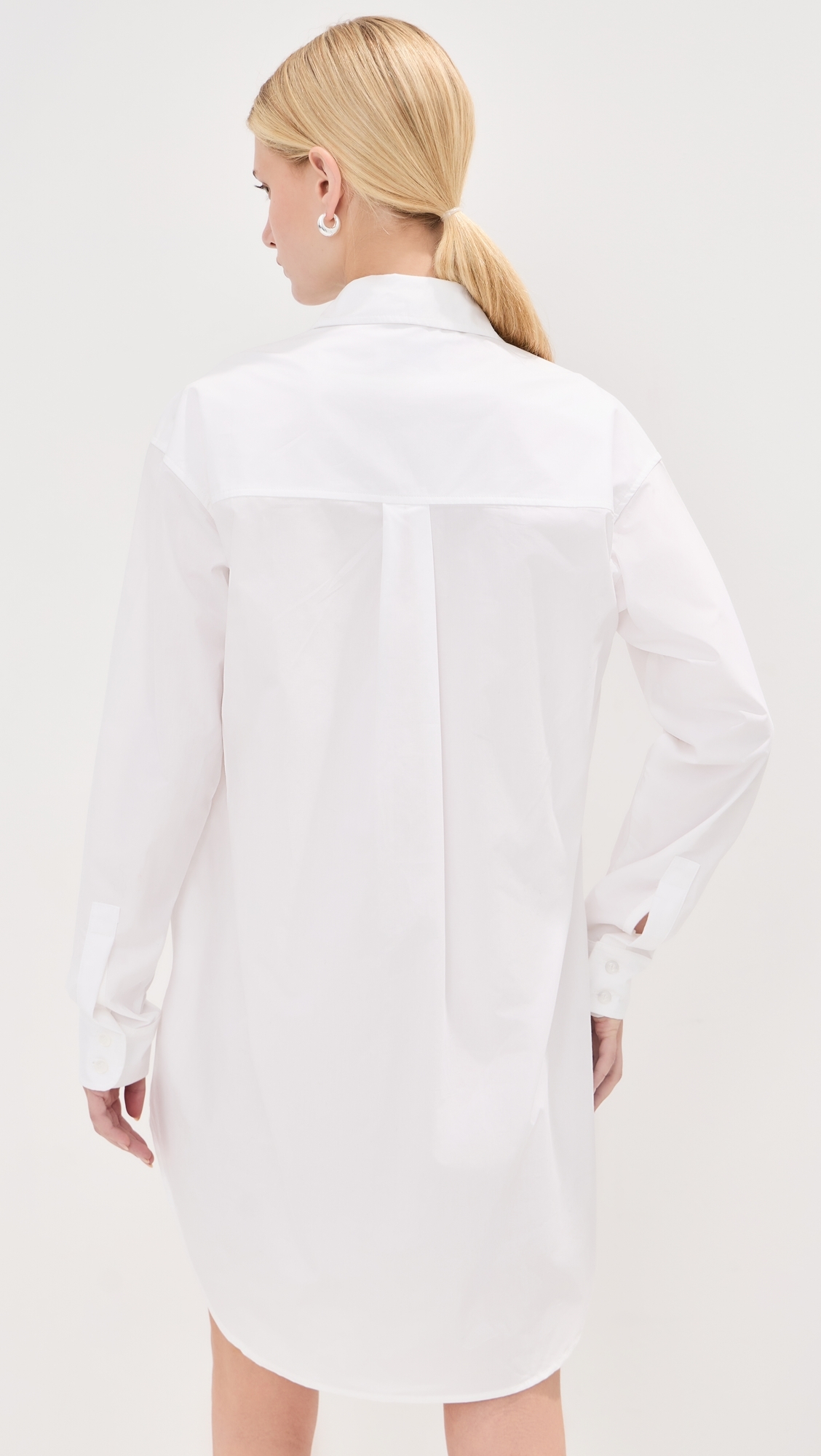 Francesca Shirt Dress White