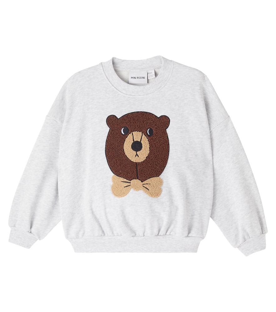 Bear cotton jersey sweatshirt