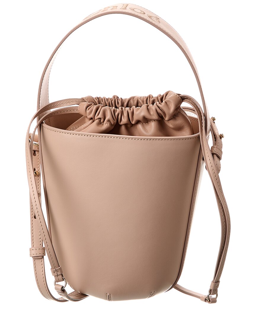 Chloe Sense Leather Bucket Bag