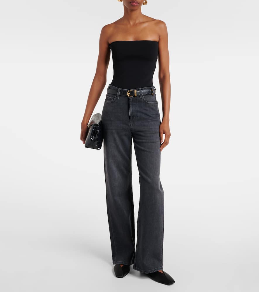 New Baggy mid-rise wide-leg jeans
