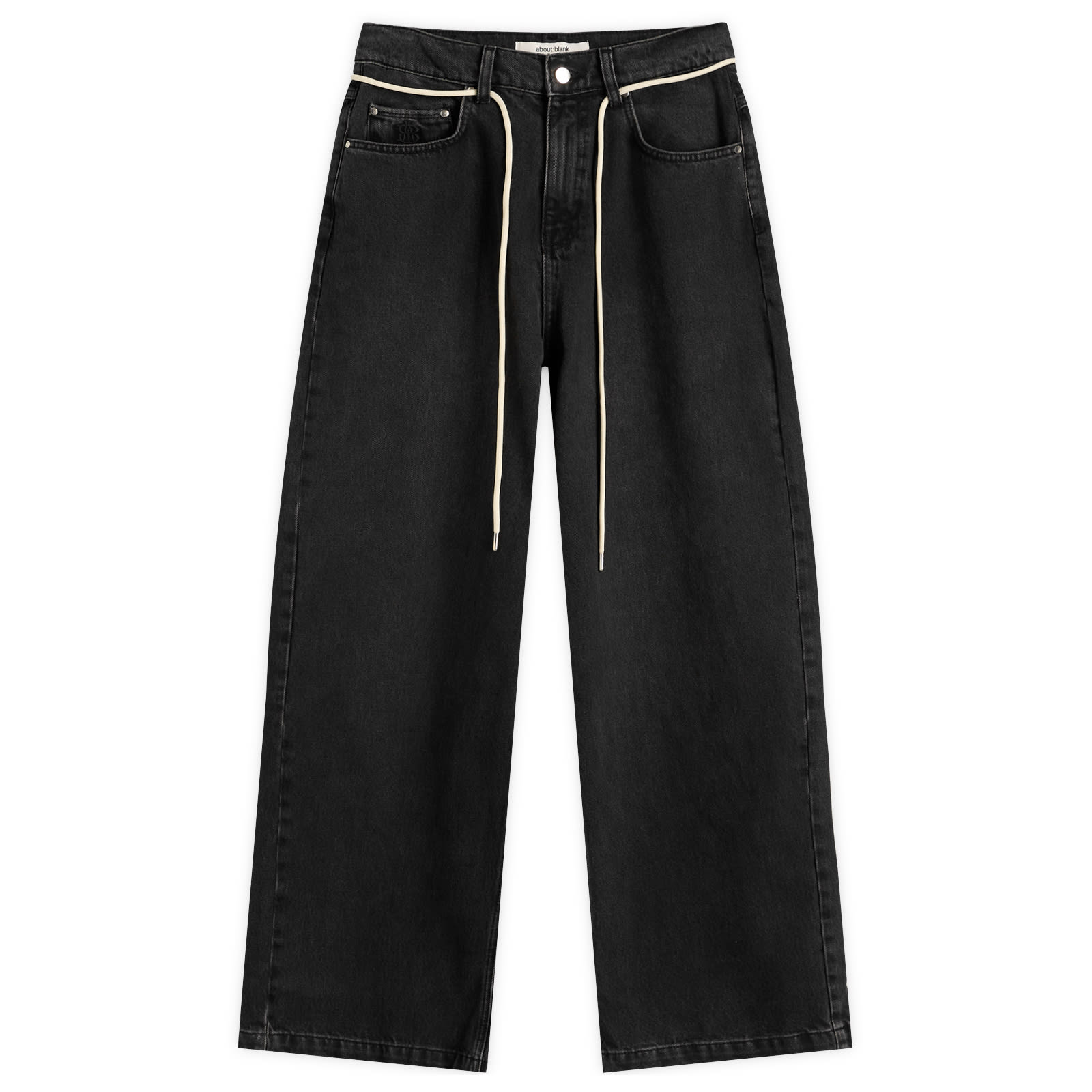 Men's Wide Leg Denim Vintage Black