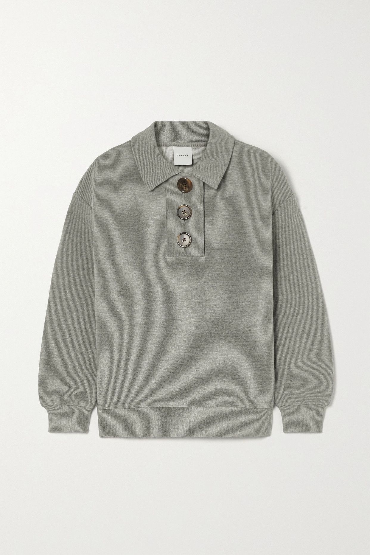 Andale Ribbed Stretch Cotton-blend Sweater