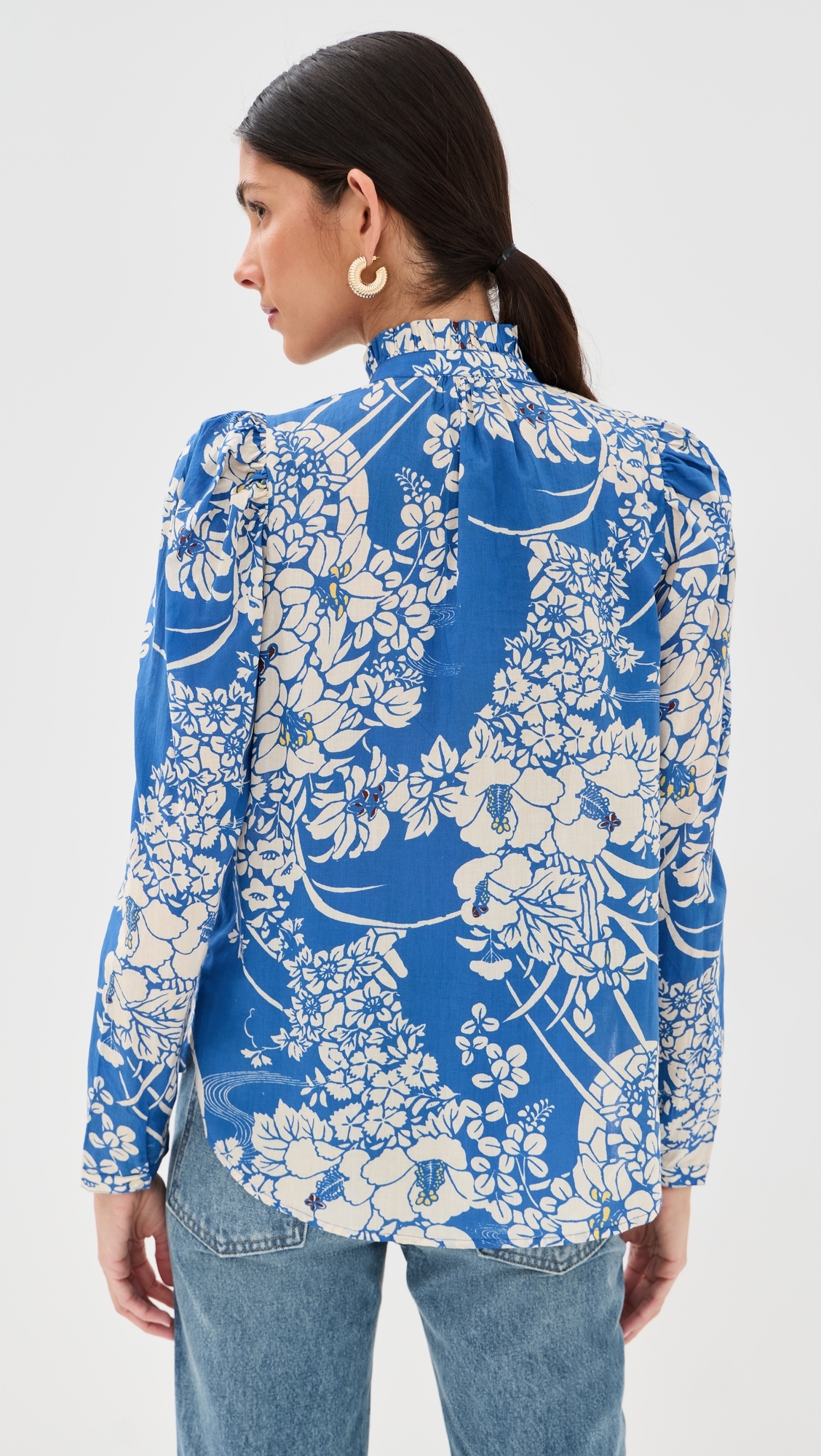 Artemis Royal Spoke Shirt Medium Blue