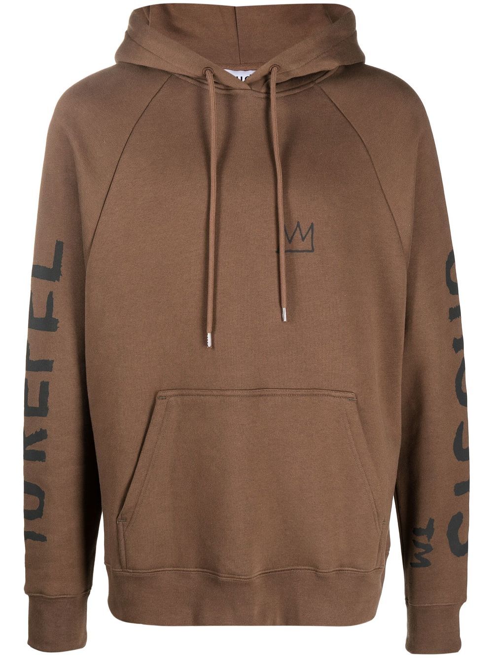 Racing Self-Portrait hoodie - Brown