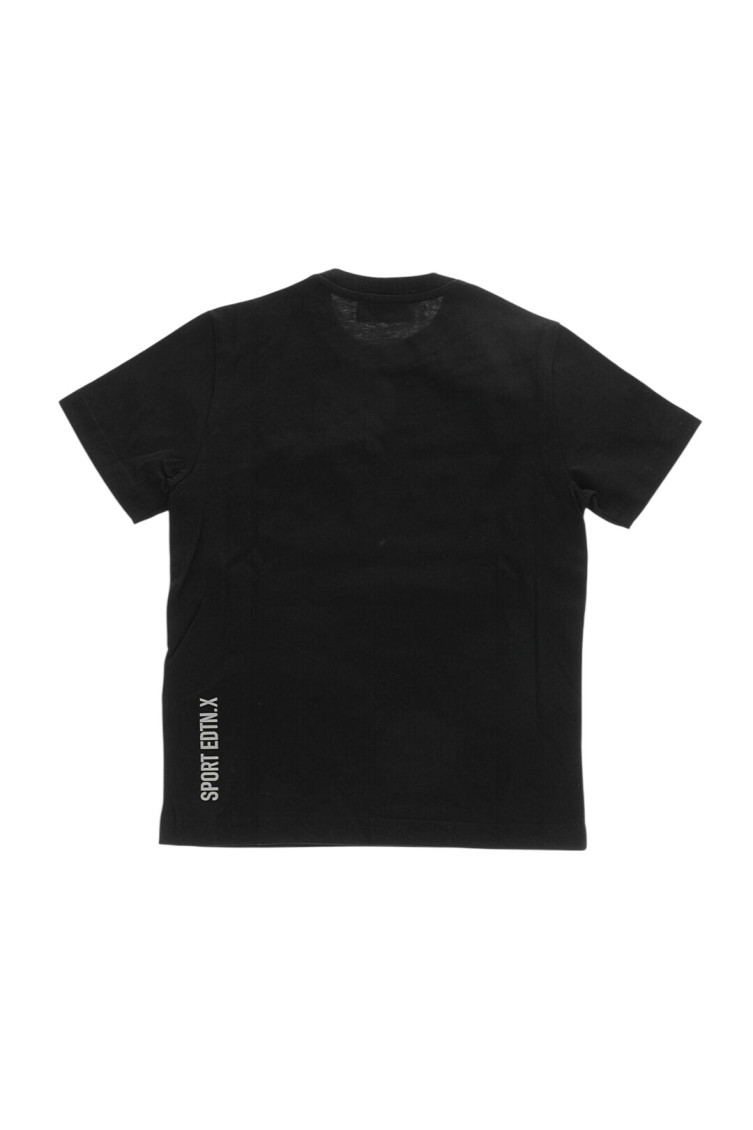 Girls Black Logo Graphic T-Shirt