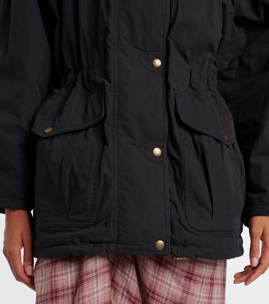 Damone hooded cotton-blend jacket