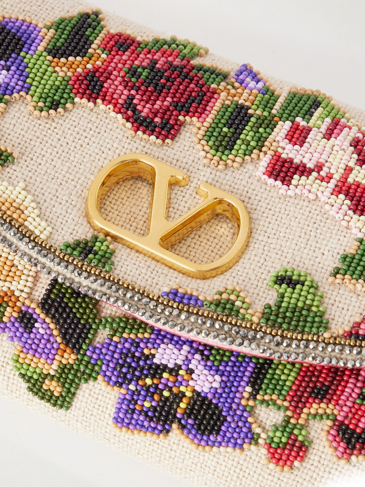 Devain Sequin-embellished Cloqué Shoulder Bag - Multi
