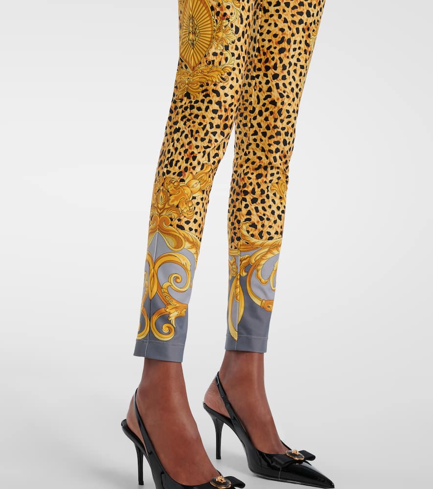 Printed jersey leggings