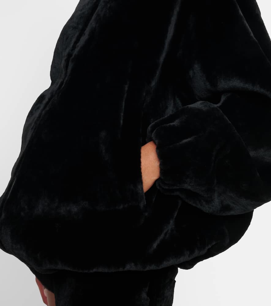 Plush shearling jacket