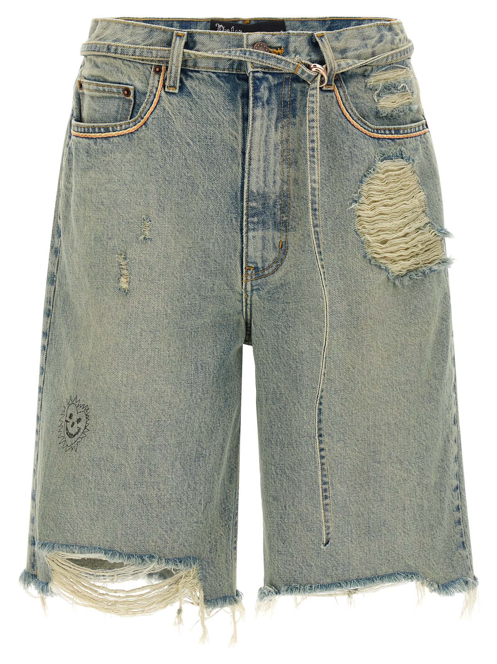 PALY Blue Cotton Bermuda Men's Short