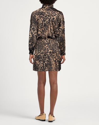 Woman Mini dress Camel Size 4 Polyester