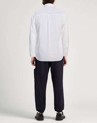 Man Shirt White Size L Cotton